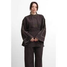 Salisburys Molly Nelly Kadın Yakası Nakış Detaylı Bağlamalı Takım