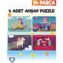 Esa Kids 54 Parçalı Montessori Ahşap Puzzle – 6 Yaş Üzeri Eğitici Oyuncak