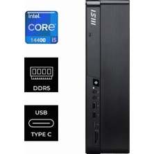 MSI Msı Pro DP80 I5-14400 A14G-004EU-K042 24GB 4tb Rtx A400 4gb W11PRO Siyah Mini Pc