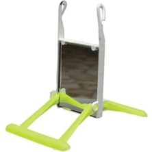 Ege Yeli Aynalı Tünekli Salıncak Muhabbet Kuşu Oyuncak - Yeşil