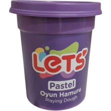  lets oyun hamuru tek renk pastel mor 110 gram