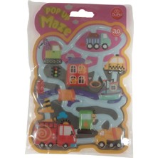 Bubu Bu-Bu Stickers Pop Up Maze İtfaiye 18X12