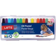 Belirtilmemiş Lets Pastel Boya 18 Renk Plastik Çantalı