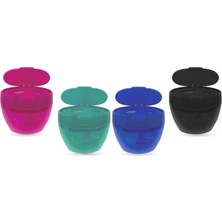 Puti Kalemtıraş Üç Bölmeli Bamya 4 Renk 06369 (12 Li Paket)