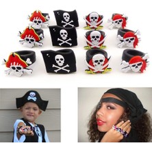 Die Grup  Korsan Kılıçlı Çocuk Uyumlu Plastik Korsan Yüzüğü