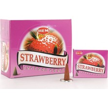 Die Grup  Strawberry Aromalı Konik Tütsü