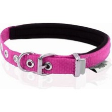 Ege Yeli Yumuşak Destekli ve Dokuma Mavi Kedi Köpek Boyun Tasması Mor