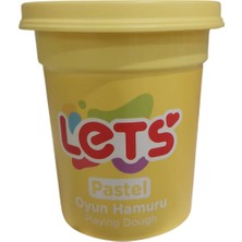  lets oyun hamuru tek renk pastel sarı110 gram