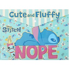 Otto Disney Stitch Nope A4 Çıtçıtlı Dosya (12 Li Paket)