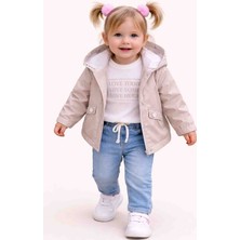Jikko Baby Erkek Çocuk 3’lü Kapüşonlu Kombin Takım (Montlu)