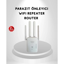 Die Grup  300MBPS Wifi Menzil Genişletici 4 Antenli Wpa3 Güvenlikli Priz Tipi Repeater