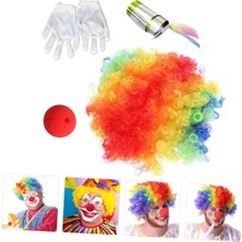 Die Grup  Palyaço Saç, Burun, Eldiven, Baston Seti 4'lü