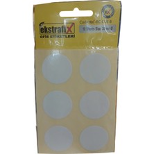  ekstrafix ofis etiketi 20 mm beyaz rc-003 b (10 lu paket)