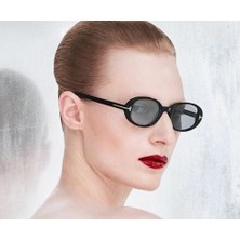 Tom Ford Iggy FT1364 01A Oval Kadin Gunes Gozlugu