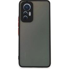 Ulu Pazarlama Xiaomi Mi 12 Lite Kılıf Montreal Silikon Kapak - Siyah
