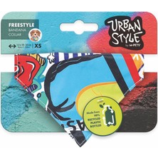 M-Pets Urban Style Köpek Freestyle Bandana Renkli (Xs)