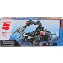 Qman Block Oyuncak Şahin Kargo Uçağı 95 Parça Kp-1413