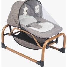 Sallanır Sabitlenir Cibinlikli Geniş Sepetli Oyuncaklı Ana Dizi 🎀