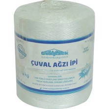 TeknoKapsül Çuval Ağzı Ipi Yüzde 100 Fibrilizeli Naylon Ip Beyaz 1000 gr 1 Adet