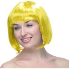 TeknoKapsül Küt Peruk - Sarı