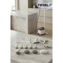 Fegel FG-B1 Buharlı Temizleyici | Çok Amaçlı Ev Tipi, Güçlü Yüksek Sıcaklık Buhar ile Yağ ve Kir Çözücü Temizlik Cihazı