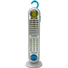TeknoKapsül V-005 42 Ledli+Fener Solar Güneş Panelli Güçlü Ledli Şarjlı Işıldak