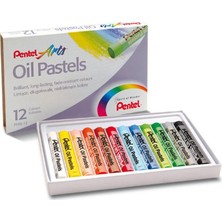 Pentel Arts Yağlı Pastel Boya - 12 Renk / YPHN12