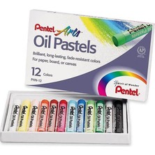 Pentel Arts Yağlı Pastel Boya - 12 Renk / YPHN12