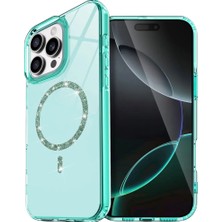 TeknoKapsül Iphone 15 Live Diamond Magsafe Kapak - Yeşil