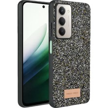 TeknoKapsül Onegif Redmi 15 4g Bright Simli Kapak - Gold