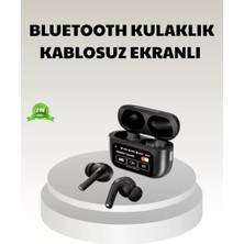 TeknoKapsül Bluetooth 5.3 Anc Kablosuz Kulaklık – Dokunmatik Kontrol, Dijital Ekran Uzun Pil Ömrü