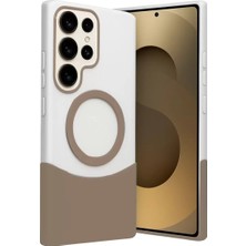 TeknoKapsül Galaxy S24 Velar Magsafe Kapak - Çöl Titanyum