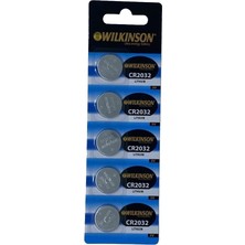 TeknoKapsül Wılkınson 2032 3V Lityum Düğme Pil 5'li Paket