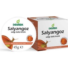 Destek Salyangoz Salgı Özlü Krem 45 G Nemlendirici Etki ile Normal Ciltler için Özel İçerik