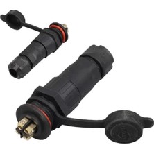 TeknoKapsül IC-266M 16MM Su Geçirmez Konnektor Şase Seyyar Takım 4 Pin