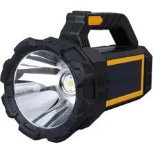 TeknoKapsül MX-W5190-P50 Solar Şarjlı El Feneri Uzun Mesafe Işıldak