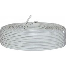 Ezcool 100M (2+1) CCTV Kablosu 2x0.22 Dayanıklı Tasarım ve Yüksek Hız Destekli