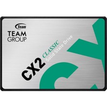 Team 256GB CX2 520-430MB-s 2.5" SATA3 SSD Disk (T253X6256G0C101)
