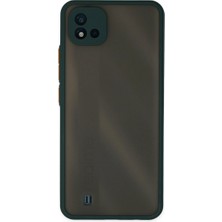 Herşey Trend Herşeytrend Realme C11 2021 Kılıf Montreal Silikon Kapak - Yeşil