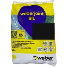 TeknoKapsül Weber Sil 413 Siyah Derz Dolgu 2 kg