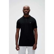 Bad Bear Erkek Siyah Polo Yaka Tişört Gabriel Siyah Polo Yaka T-Shirt