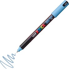  uni-ball posca 0.7 su bazlı boyama markörü buz mavisi n (6 lı paket)