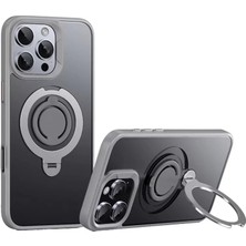 TeknoKapsül Iphone 16 Avatar 360 Dönen Magsafe Kapak - Titan Gri