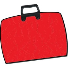  abka resim çantası (proje çantası) art college 38x55 cm kırmızı