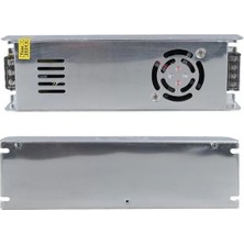 TeknoKapsül Ledx ALN-M1230S 12 Volt 30 Amper 360 Watt Fanlı Slim Metal Kasa Adaptör 225X65X38MM