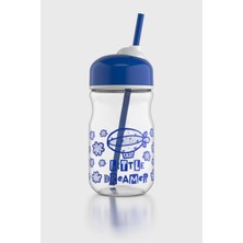 Renga Bubble Kids Little Dreamer Desenli 370 ml Pipetli Cam Şişe 182027 Mavi