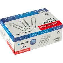Mimaks Ataş No:6 Jumbo 60Mm 30 Lu Ataç Na60 (48 Paket)