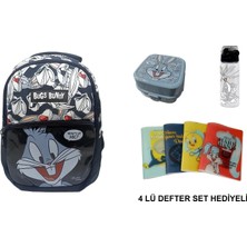 GENC DIJITAL BASKI Bugs Bunny 7 Parça Okul Çantası Seti