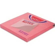 Noki Yapışkanlı Not Kağıdı 76X76Mm Açık Pembe 12166 (12 Koçan)
