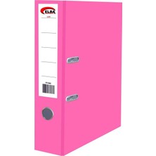Elba Büro Klasör Geniş Plastik Pembe (25 Li Paket)